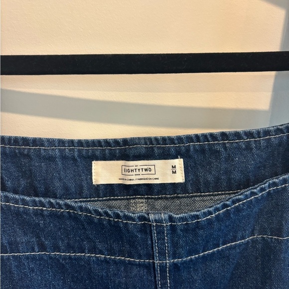 Ardene Blue Denim Mini Dress - Picture 3 of 3